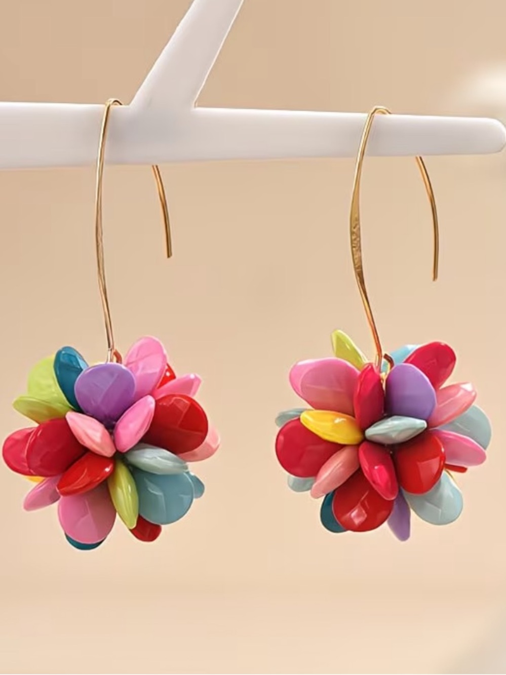 Deal‼️3 for $20‼️Multicolor Floral Drop Earrings